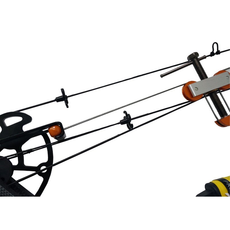 SHARROW Portable Hand Held Compound Bow Press with 2 Quad Brackets Bow String Replacement Tool for Compound Bow Archery - Image 5